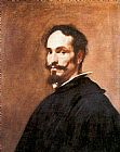 Diego Rodriguez De Silva Velazquez Wall Art - Portrait of a Man